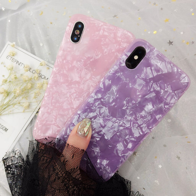 Purple and Pink iphone8